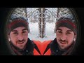 Snowshoe hare beginner's trapping Vlog (Need luck or skills?) // Small game hunting [Quebec, Canada]