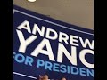 Andrew Yang Crowd Surf Responses in Orange County California