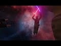 some gay ass choreographed lightsaber fight that me and my friend made, ignore