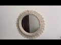 DIY: Easy Macrame Mirror Tutorial | Step by Step Tutorial for Beginners | Mandala | Boho Decoration