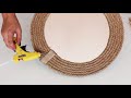 DIY - Halatlı Ayna Yapımı / Rope Mirror Construction