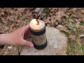Simple & Easy Bushcraft Candle