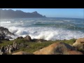 Beautiful 1hr nature scene - ocean waves crashing video -  high quality stereo ocean sounds - HD