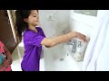 Masal Pretend Play Wash Hand & Brush Teeth - Fun Kids Video
