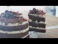 Black Forest Cake Recipe | フォレノワール -さくらんぼとチョコレートのケーキの作り方 | Emojoie Cuisine
