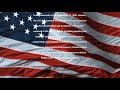Star Spangled Banner but it's vocoded over a list of US war crimes