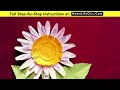 paper Plate Sunflower craft for KIDS | Paper Plate Crafts