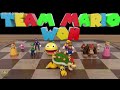 Super Mario and Pacman in a chessboard adventure