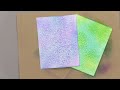 Embossing Folders with Wax Paper
