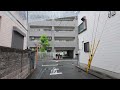 Walking in the summer rain - Osaka Free Walking Tour - Japan 4K