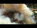 Brush Fire Threatens Homes in Pacific Palisades | Part 1