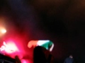 Coldplay - 2005-06-22 - Dublin - The band takes a bow w/ Irish flag