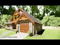 45'x42' (14x13m) Wooden House With 3 Bedrooms + 1 Garage | Cozy & Charming