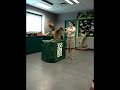 Porcupine tricks at Houston Zoo