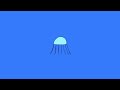 Jellyfish swimming animation