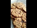 Oatmeal raisin cookies (day after baking)