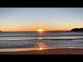 A cool, clear morning at Terrigal. Eav s and sunrise.