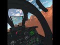 Flying a f-15 and a-10 in vr chat (desert airbase)