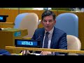 Australia's position on UN general assembly Gaza ceasefire vote