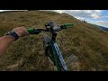 Urcare grea la Vârful Micaia cu împins la bicicletă în mare rampă - Munții Parâng
