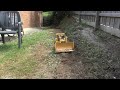 RC4WD Dozer plowing through the weeds