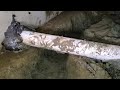 Hand Digging An Inside Perimeter French Drain In Crawl Space!