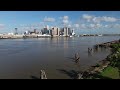 Scenes of the Mississippi River and bridges in New Orleans #neworleans #mississippiriver #ships