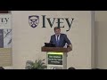 2018 Ivey Value Investing Classes Guest Speaker: Thomas A. Russo