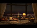 4K Cozy Bedroom in Paris - Smooth Piano Jazz Music for Relaxing, Chilling