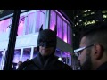 Police officer threatens to arrest Batman in Toronto