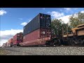 Early fall Railfanning in Delaware & Raritan Valley 2023  FT NS 8102 NS Safety train CSX DASH 9 Lead