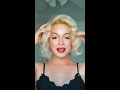 How I do Marilyn Monroe’s Hair! #vintage #shorts