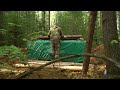 8 months of survival in the wild forest. Living alone. Documentary