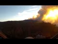 Yosemite Forest Fire Time Lapse and Flyover