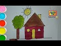 House Drawing|Easy step by step for kids|Art Art TV