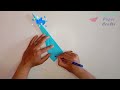 how to make origami paper airplane I aeroplane kaise banaye I paper plane that flies far I boomerang