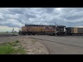 UP 8361 Leads UCEX Empties through North Platte with absolute awesome K5LLA