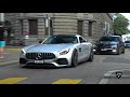 Mercedes-AMG GTS, GT-R & GTC INVASION in Zurich! LOUD Exhaust Sounds!