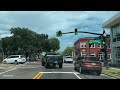 Driving Florida 4K Clearwater Beach to Palm Harbor FL