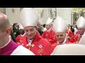 Opening Conclave Mass 2013 | Recessional | Bergoglio (Pope Francis) last public event as a Cardinal