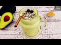 Avocado smoothie | healthy breakfast smoothie | avocado oats weightloss smoothie