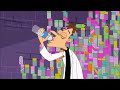 Dr. Doofenshmirtz drinking water for 1 hour, 3 minutes, and 25 seconds