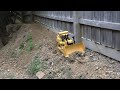 RC DX2 dozer some precarious mountain dozing