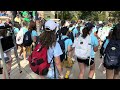 Notre Dame Traditions: Notre Dame Marching Band Friday March Out in 4K