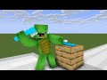 JJ vs Mikey LICK RUNNER Game - Maizen Minecraft Animation