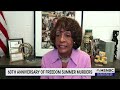 Rep. Waters shares why she confronted a man who sent her death threats