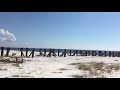 Mexico Beach Pier damaged from Michael