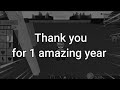 1 Year Anniversary Of My YouTube Channel