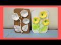 How to make easy and beautiful paper flower frame