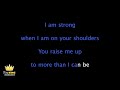 Josh Groban - You Raise Me Up (Karaoke Version)